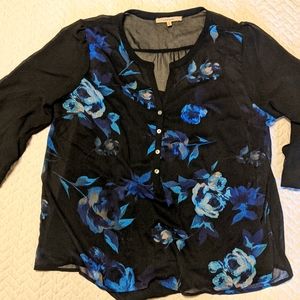 Stitch Fix 41 Hawthorn Sheer Top w/ Cami